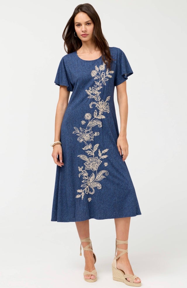 johnny was shirt dress JOHNNY WAS T-shirt Dress: Black Tribal Sunburst Print, Oversized Cotton Blend