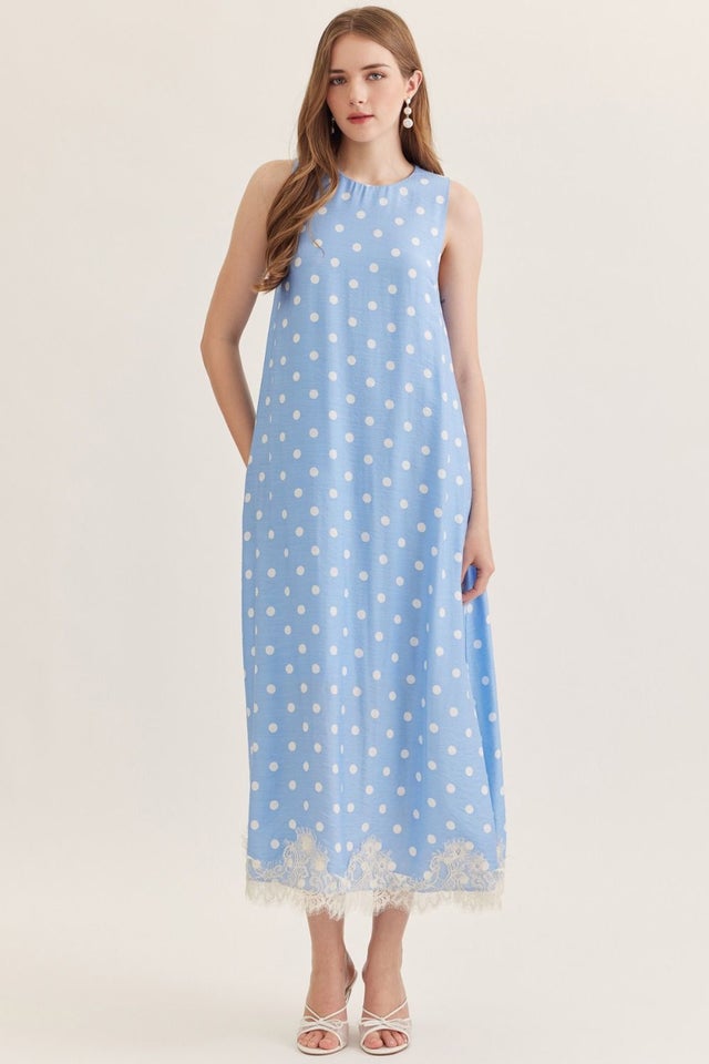 princess polly baby blue dress entro – Aurea Lux Collective main image 1